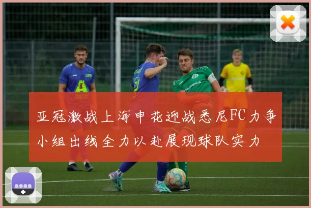 亚冠激战上海申花迎战悉尼FC力争小组出线全力以赴展现球队实力