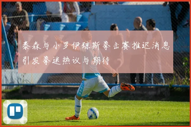 泰森与小罗伊琼斯拳击赛推迟消息引发拳迷热议与期待